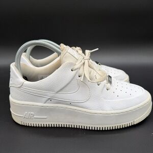 Nike Womens Air Force 1 Sage Low AR5339-100 White Casual Shoes Sneakers Size 9